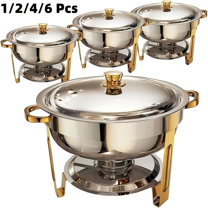 Event & Party Supply Photos - 6/9QT Chafing Dishes For Buffet, 1/2/4/6