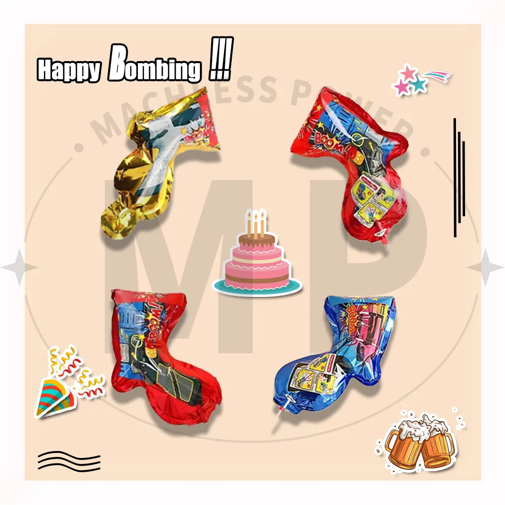 10~100pcs Color Random Streame - Confetti Cannon Tube recension och pris