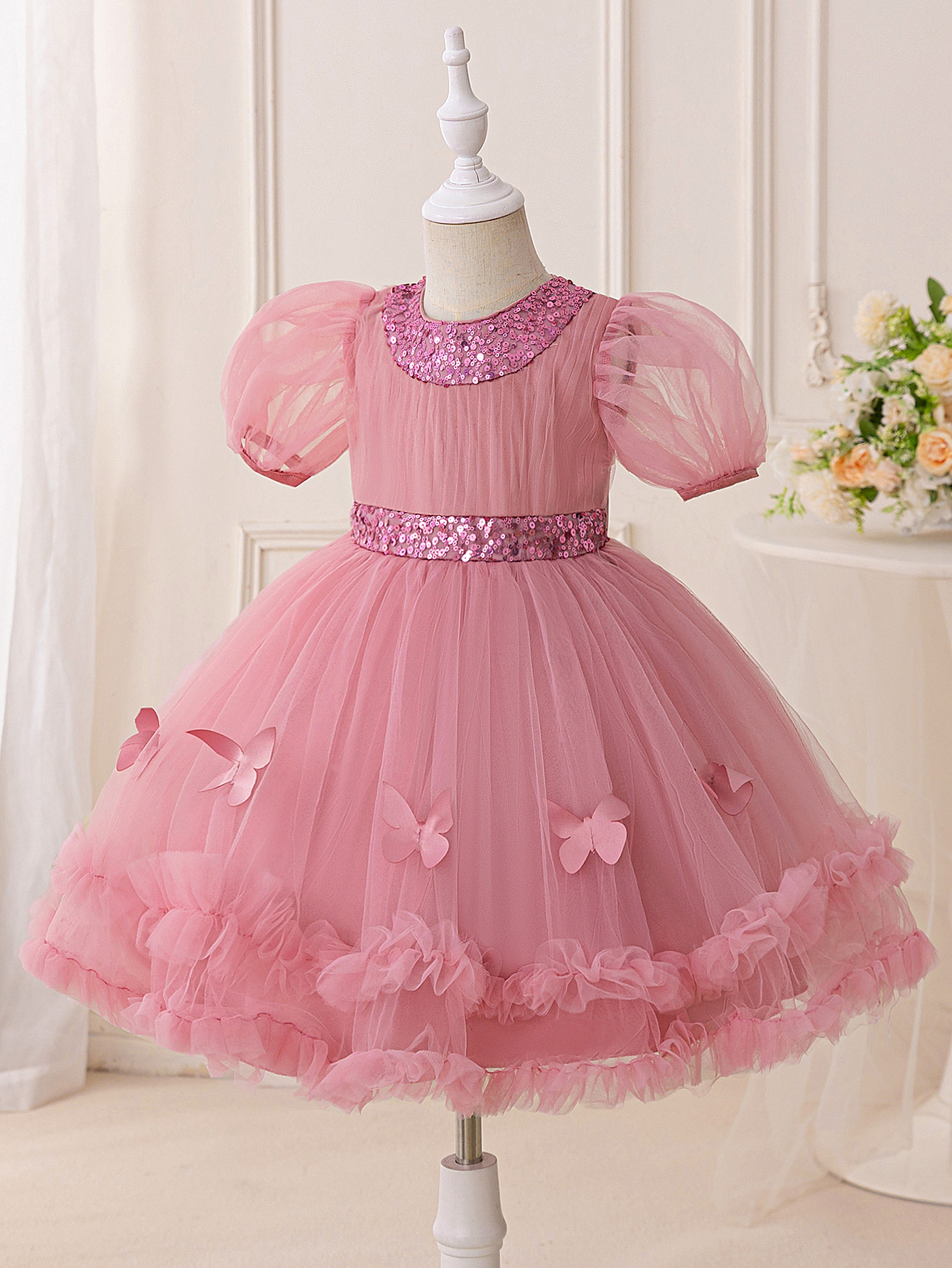 Elegant Sequin Party Girls Dre - Glitter Tablecloth recension och pris