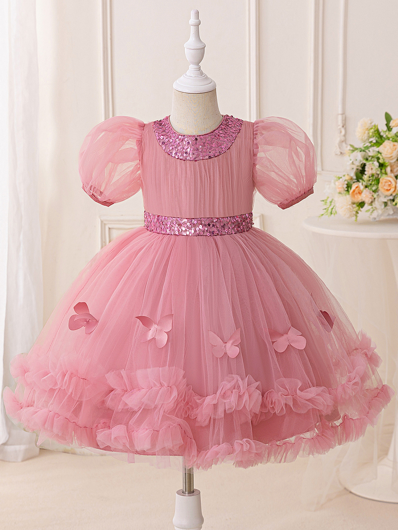 Elegant Sequin Party Girls Dre - Glitter Tablecloth recension och pris