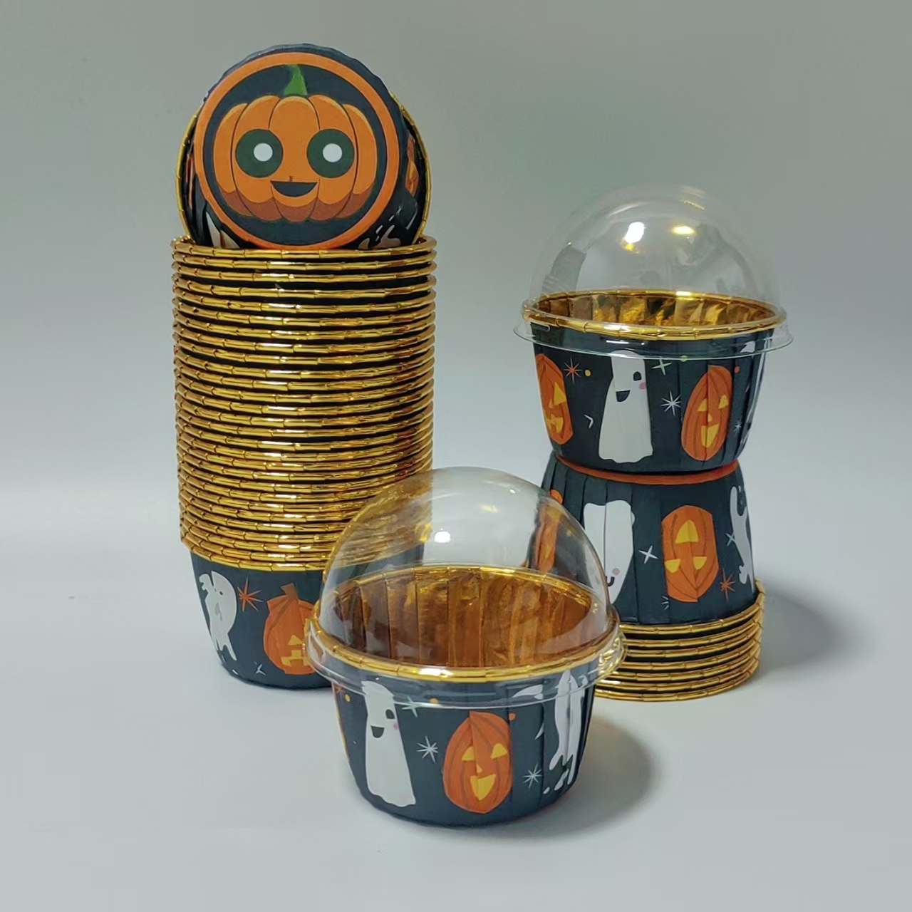 Halloween style cake cups, 50p - Plastic Cup 50Pcs recension och pris