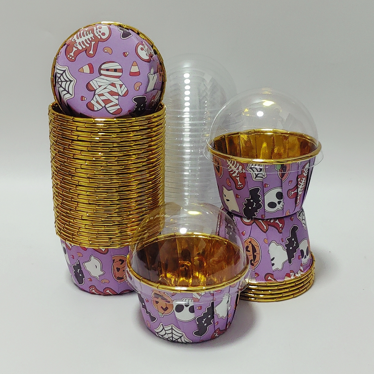 Halloween style cake cups, 50p - Plastic Cup 50Pcs recension och pris