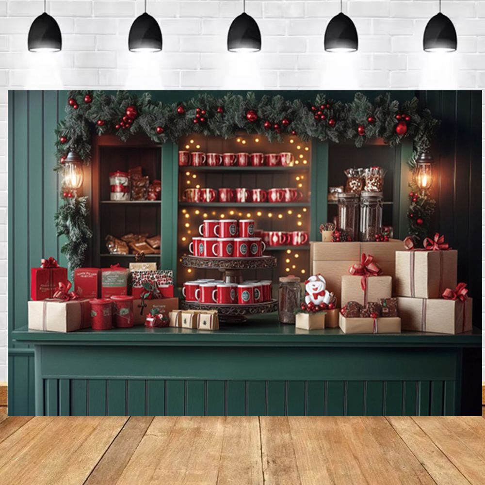 Christmas Photography Backdrop - Dessert Table Backdrop recension och pris