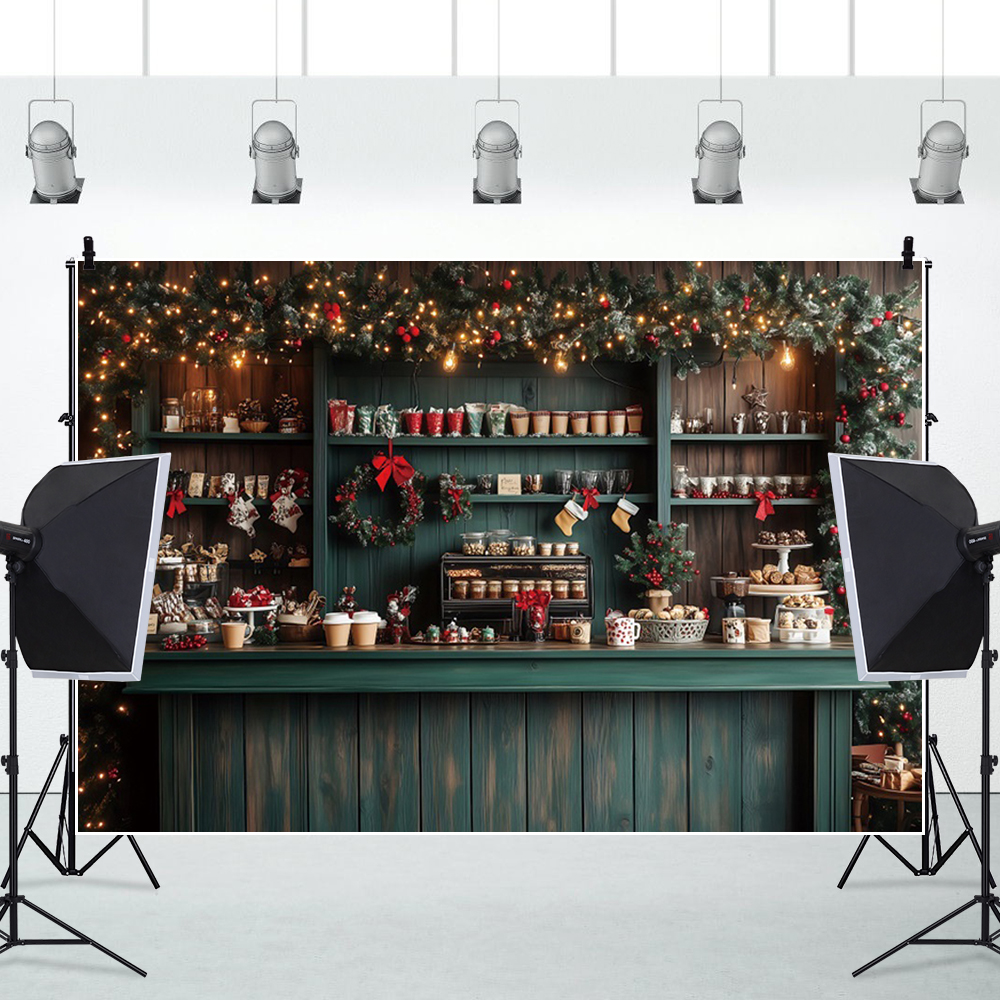 Christmas Photography Backdrop - Dessert Table Backdrop recension och pris