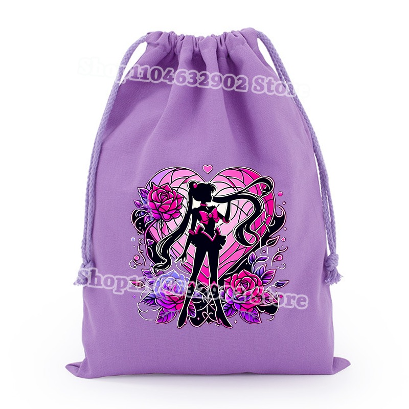 Sailor Moon Small Drawstring P - Party Favor Bag recension och pris