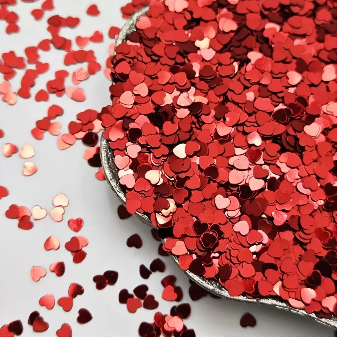 Red Love Heart Table Confetti  - Confetti Cannon Tube recension och pris