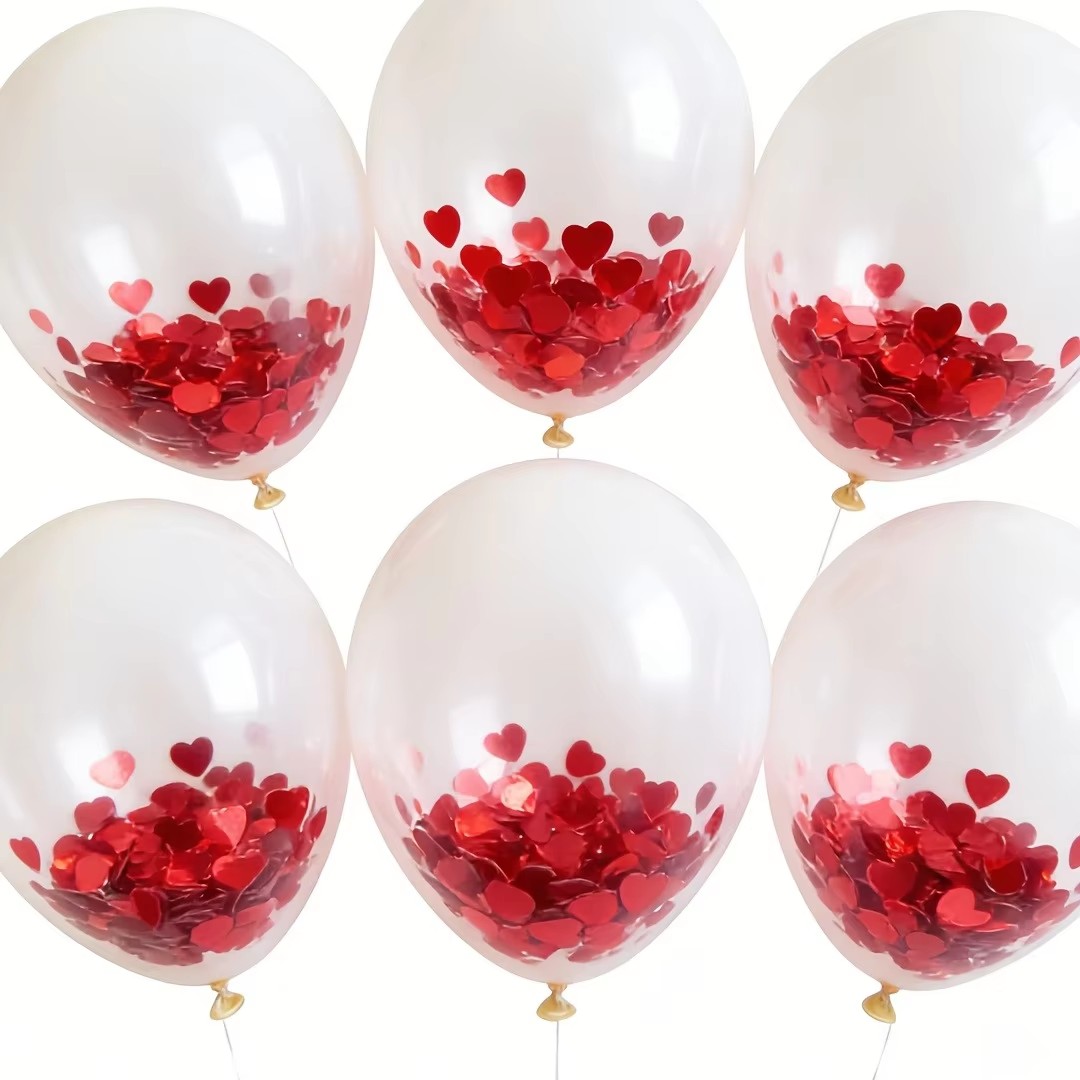 Red Love Heart Table Confetti  - Confetti Cannon Tube recension och pris