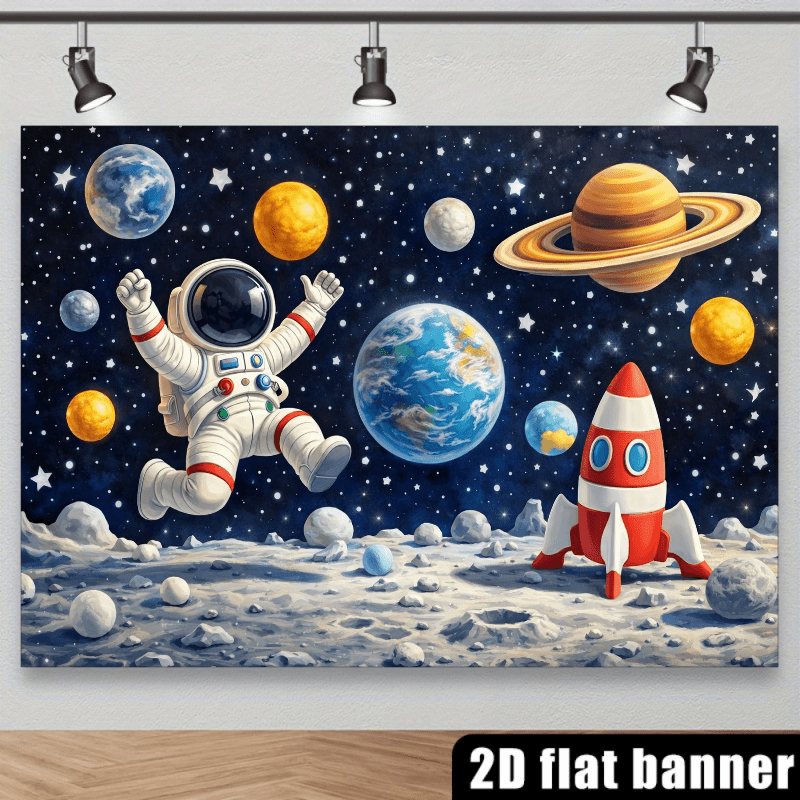 Rocket launches 2D flat wall f - Event Launch Party recension och pris