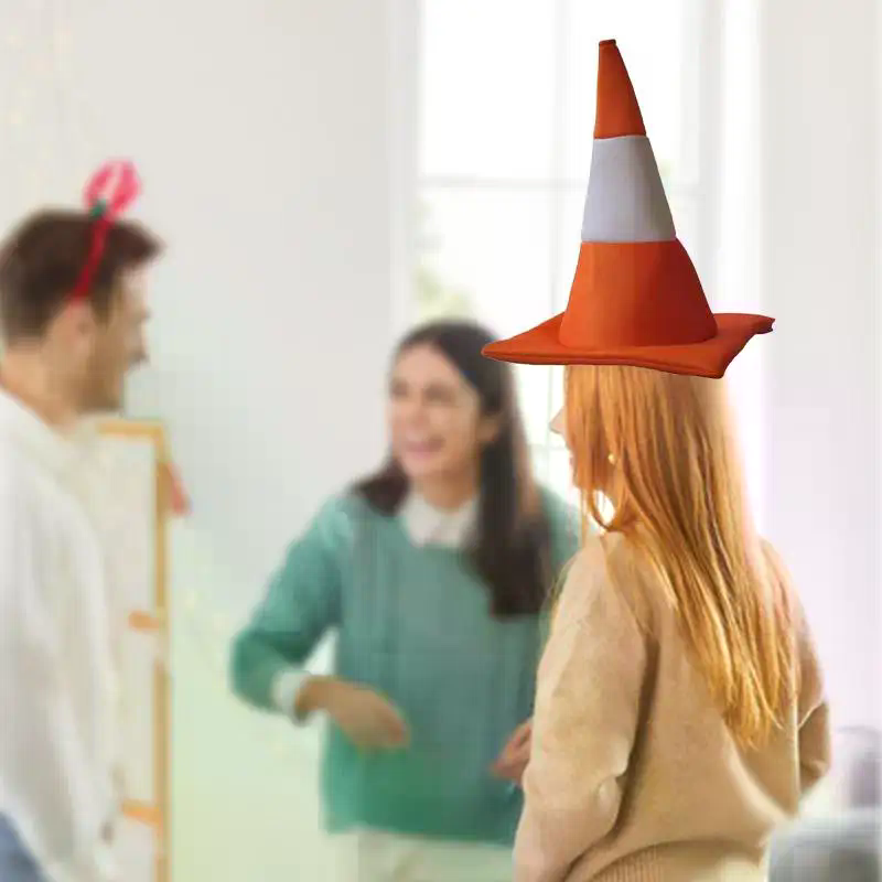 1 PCS Traffic Cone Hat Hallowe - Party Hat Cone recension och pris