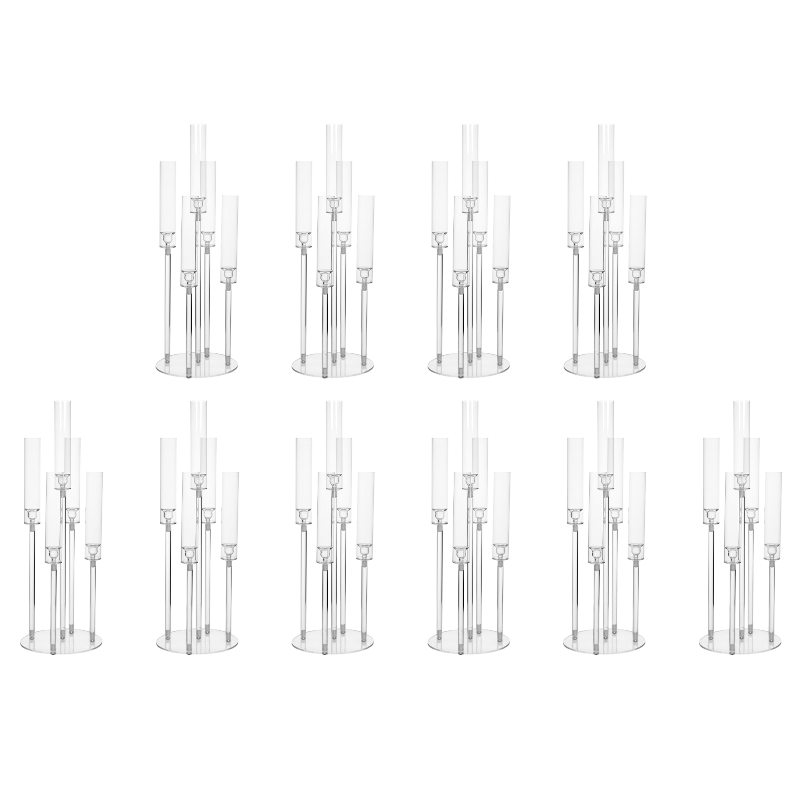 20/10PCS 5 Arm Acrylic Candle  - Centerpiece Stick recension och pris