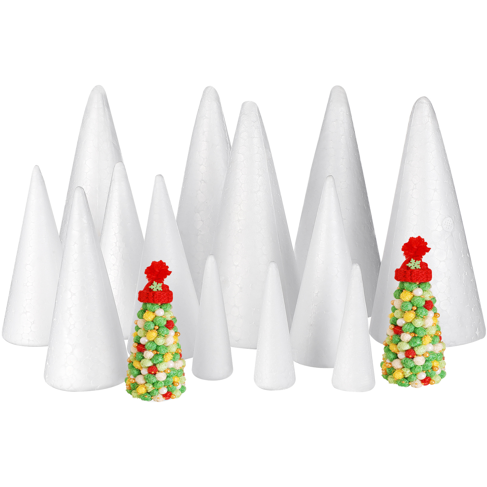 15Pcs Solid Foam Diy Cone Chil - Cotton Candy Cone recension och pris