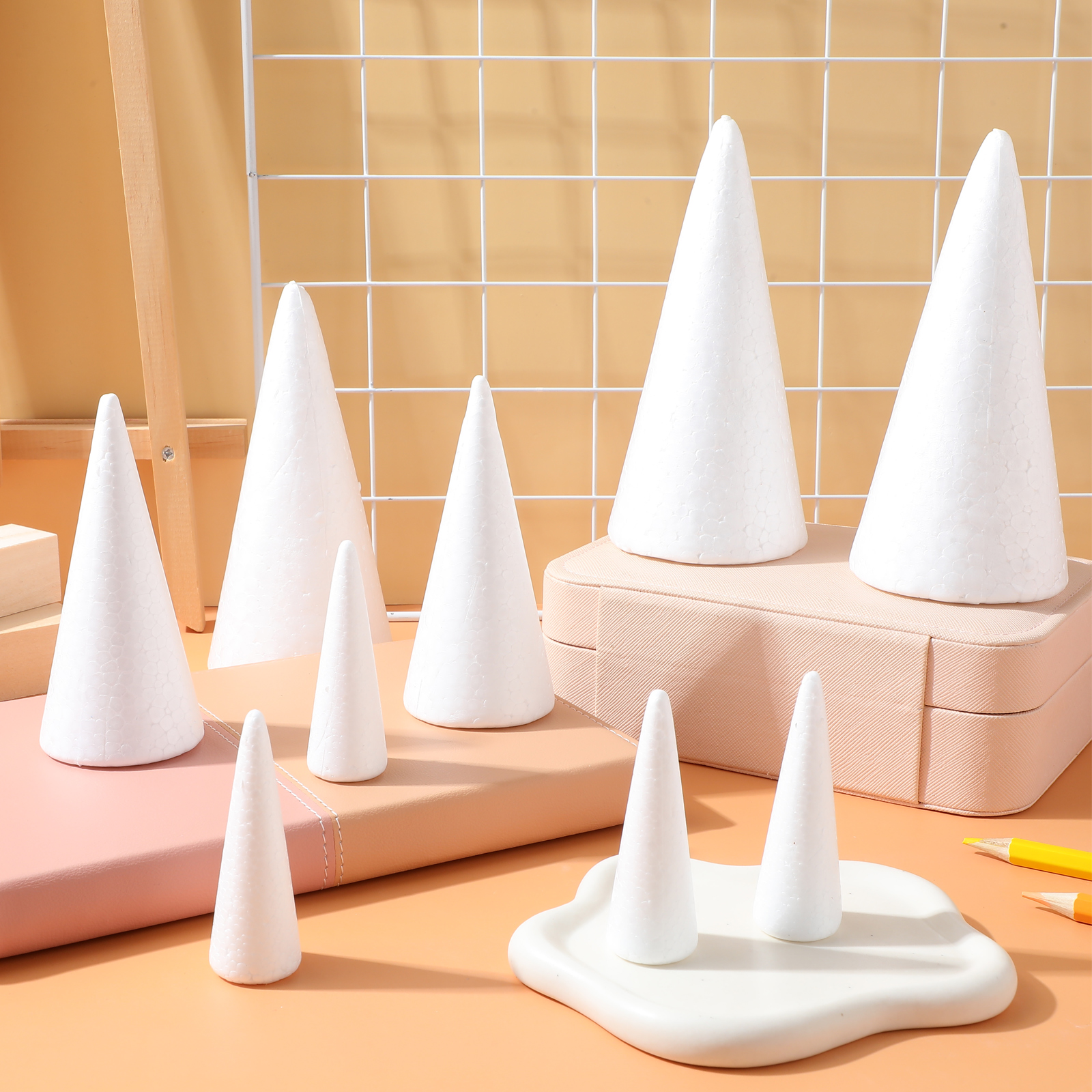 15Pcs Solid Foam Diy Cone Chil - Cotton Candy Cone recension och pris