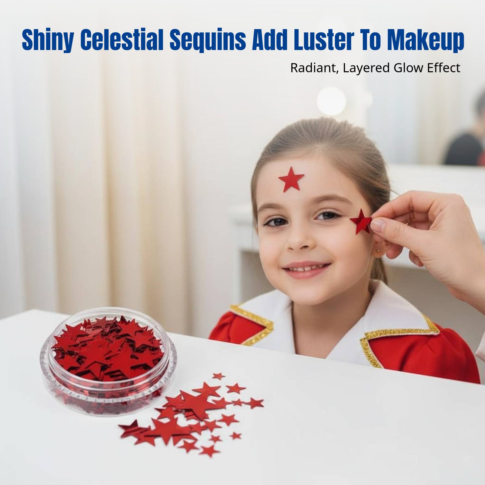 Celestial Sparkle Face Sticker - Event & Party Supply Photos recension och pris