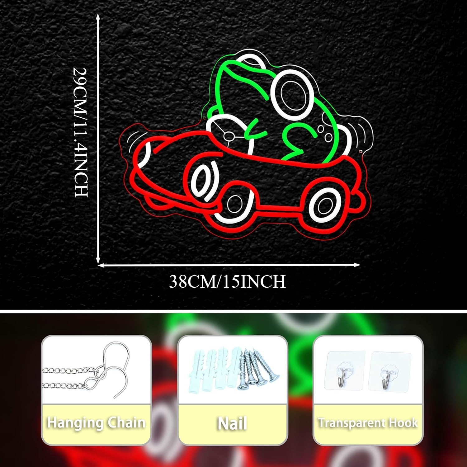 Frog Driving Car Neon Sign Art - Neon Sign Party recension och pris