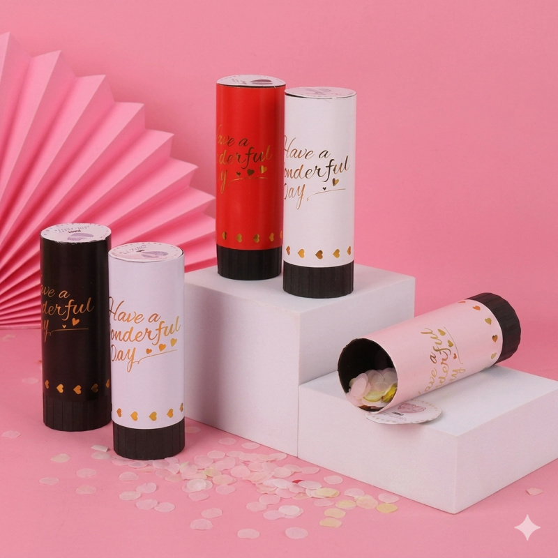 Confetti Cannons Push Pop for  - Confetti Cannon Tube recension och pris