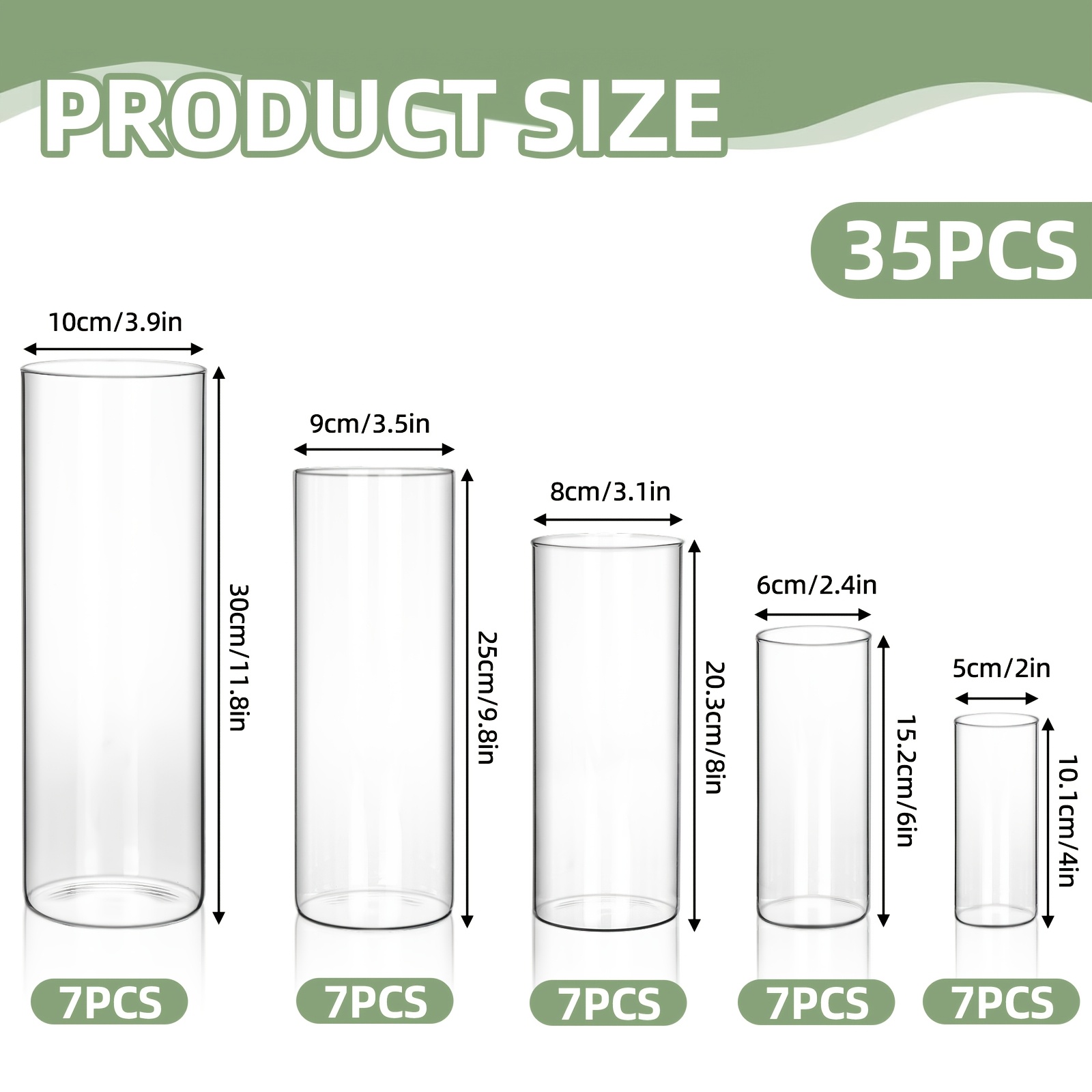 Set of 35 High-Quality Thick G - Centerpiece Stick recension och pris