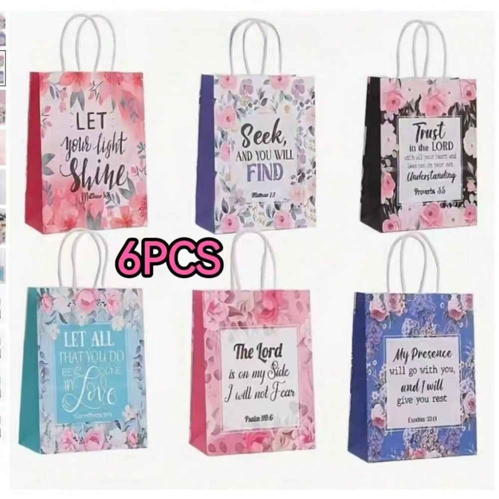 6PC/New Holiday Party Tote Bag - Event Party Shop recension och pris