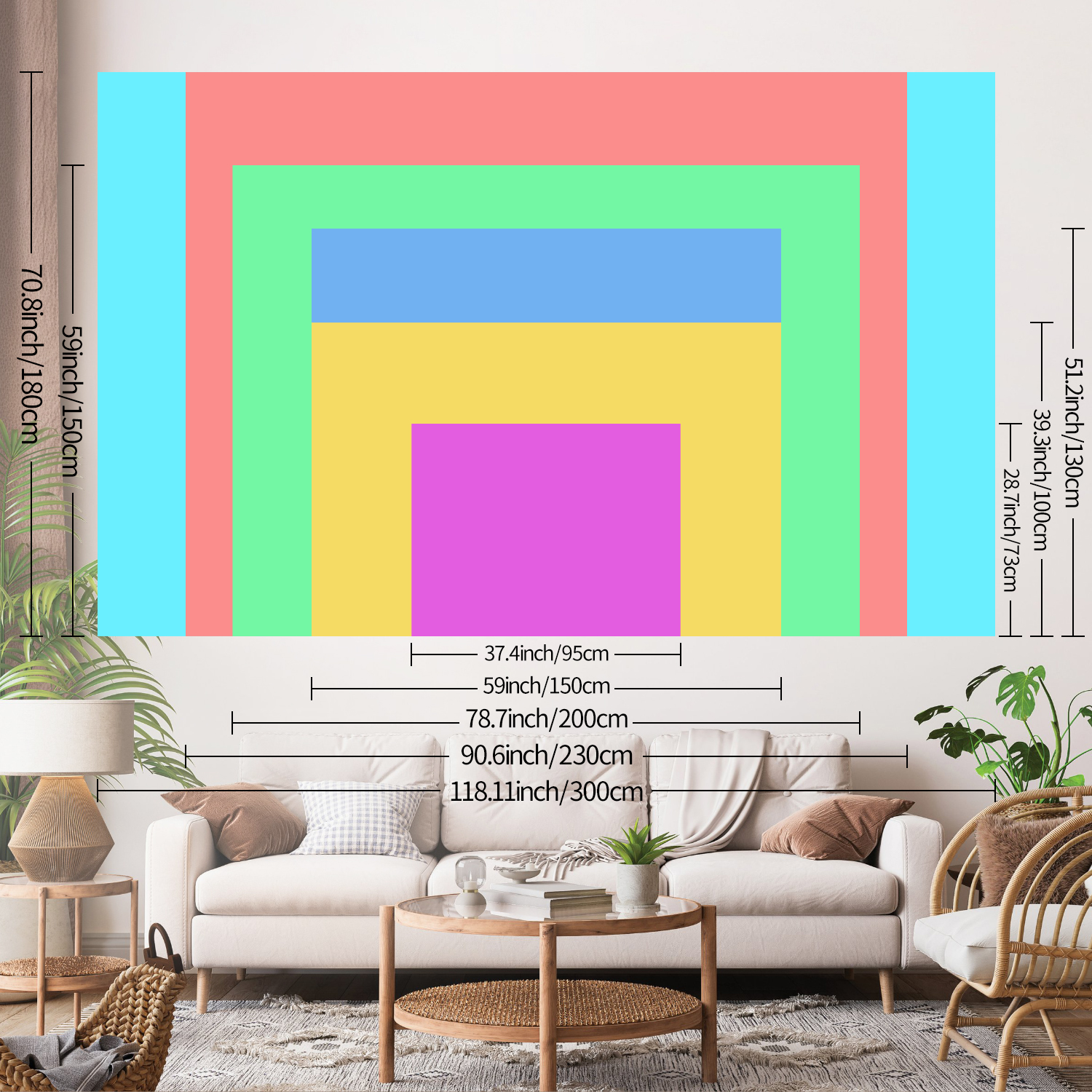 1pc Customized tapestries, cus - Event Party recension och pris