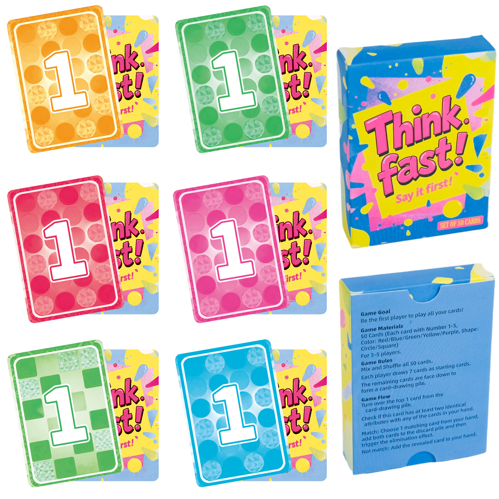 1 Box Quick Thinking Number Pu - Event Party Box recension och pris