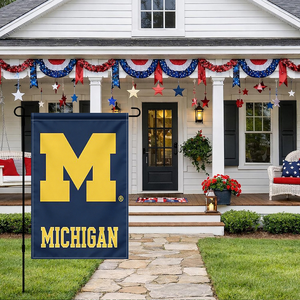 1PC, Michigan Wolverines Garde - Party Banner Gold recension och pris