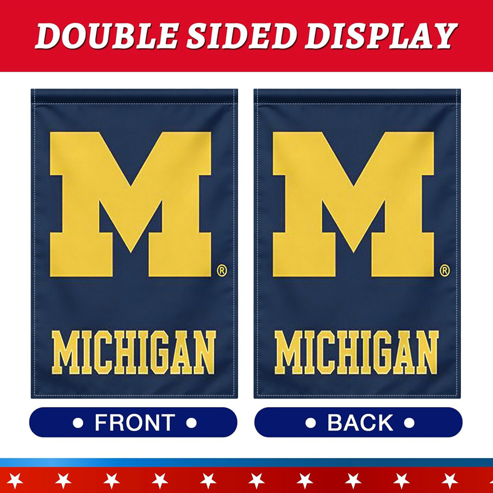 1PC, Michigan Wolverines Garde - Party Banner Gold recension och pris
