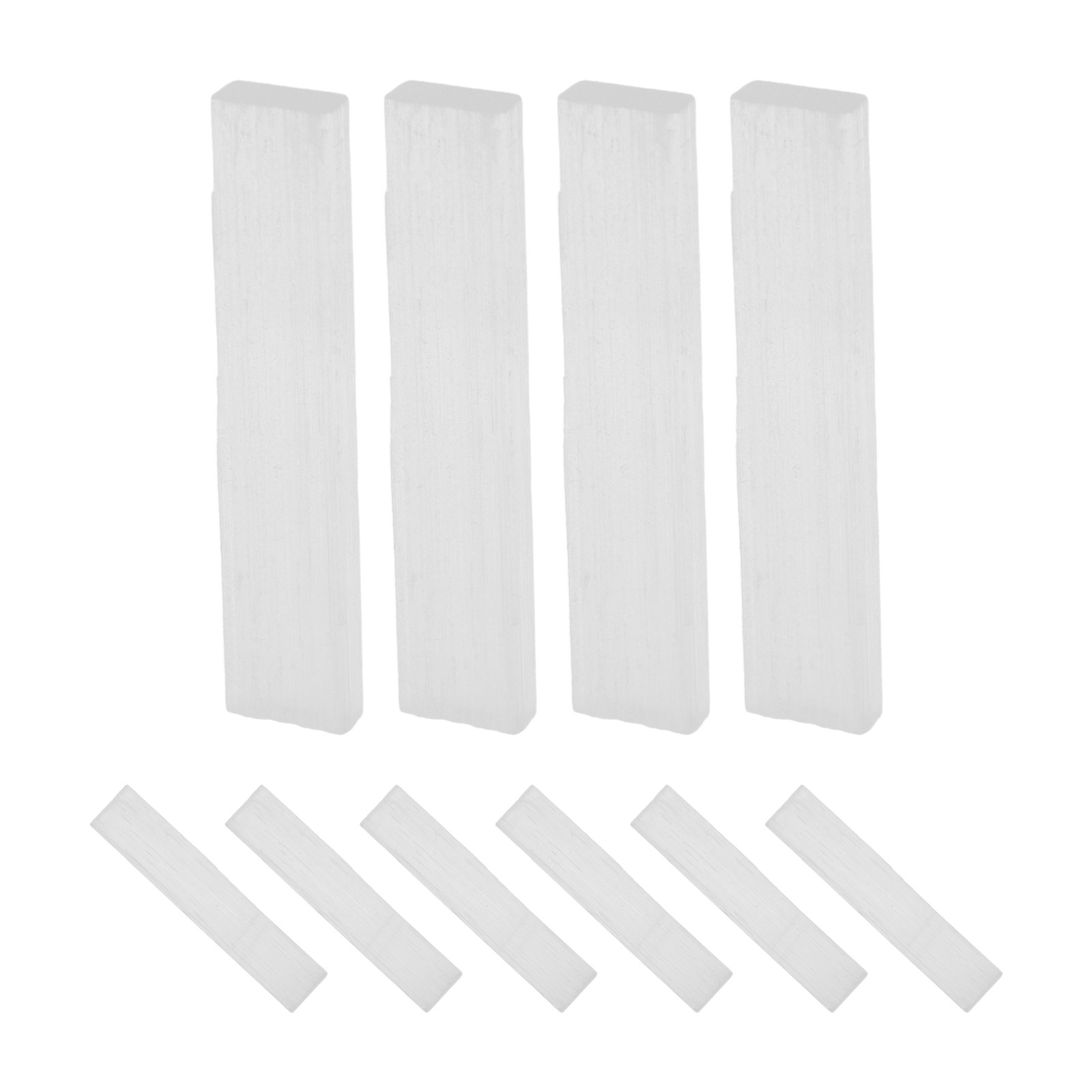 10Pcs Natural Moroccan Selenit - Centerpiece Stick recension och pris
