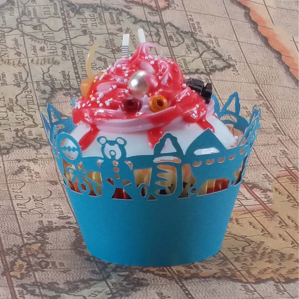 50pcs Carriage Cut Cupcake Wra - Plastic Cup 50Pcs recension och pris