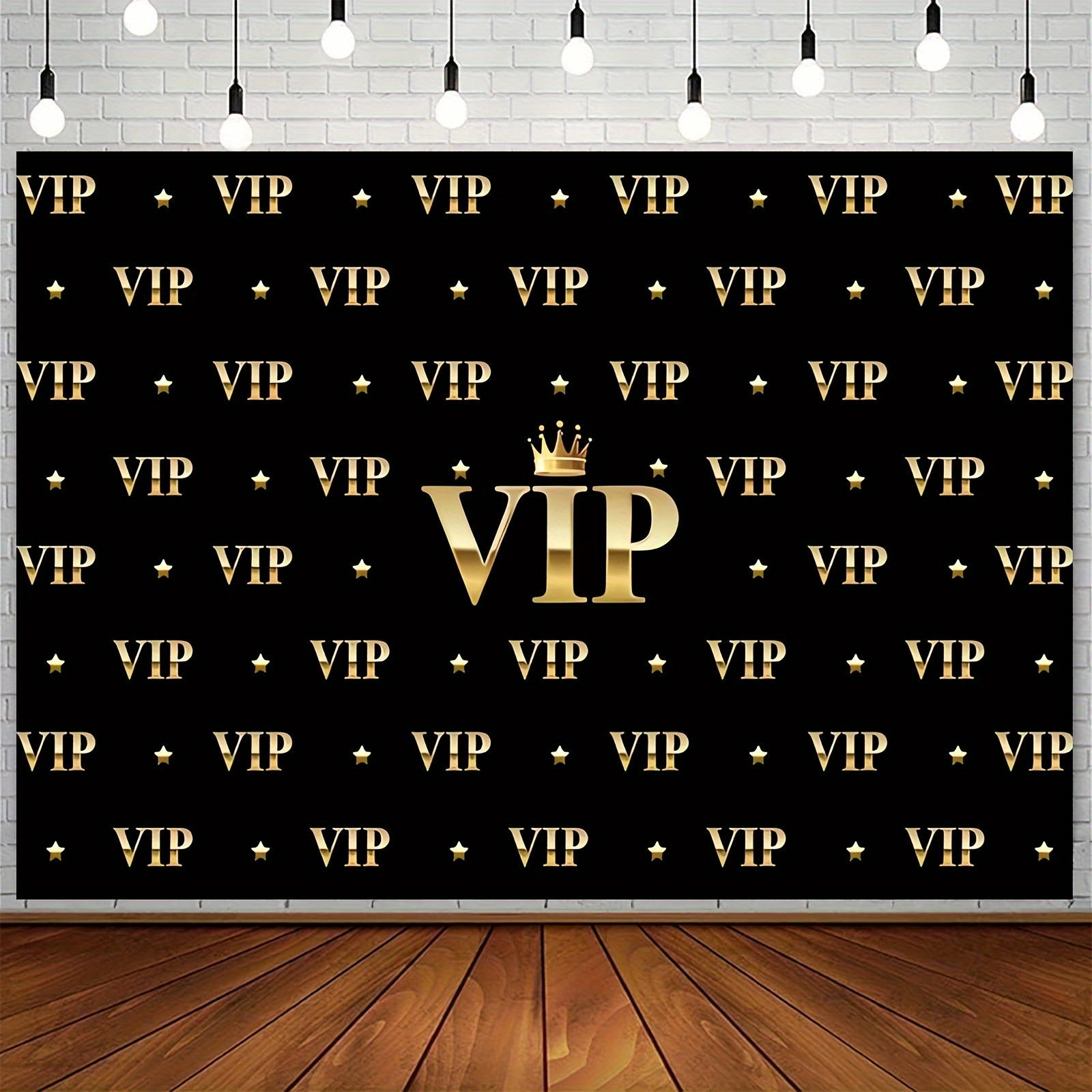 VIP Royal Crown Black Gold Tap - Party Banner Gold recension och pris