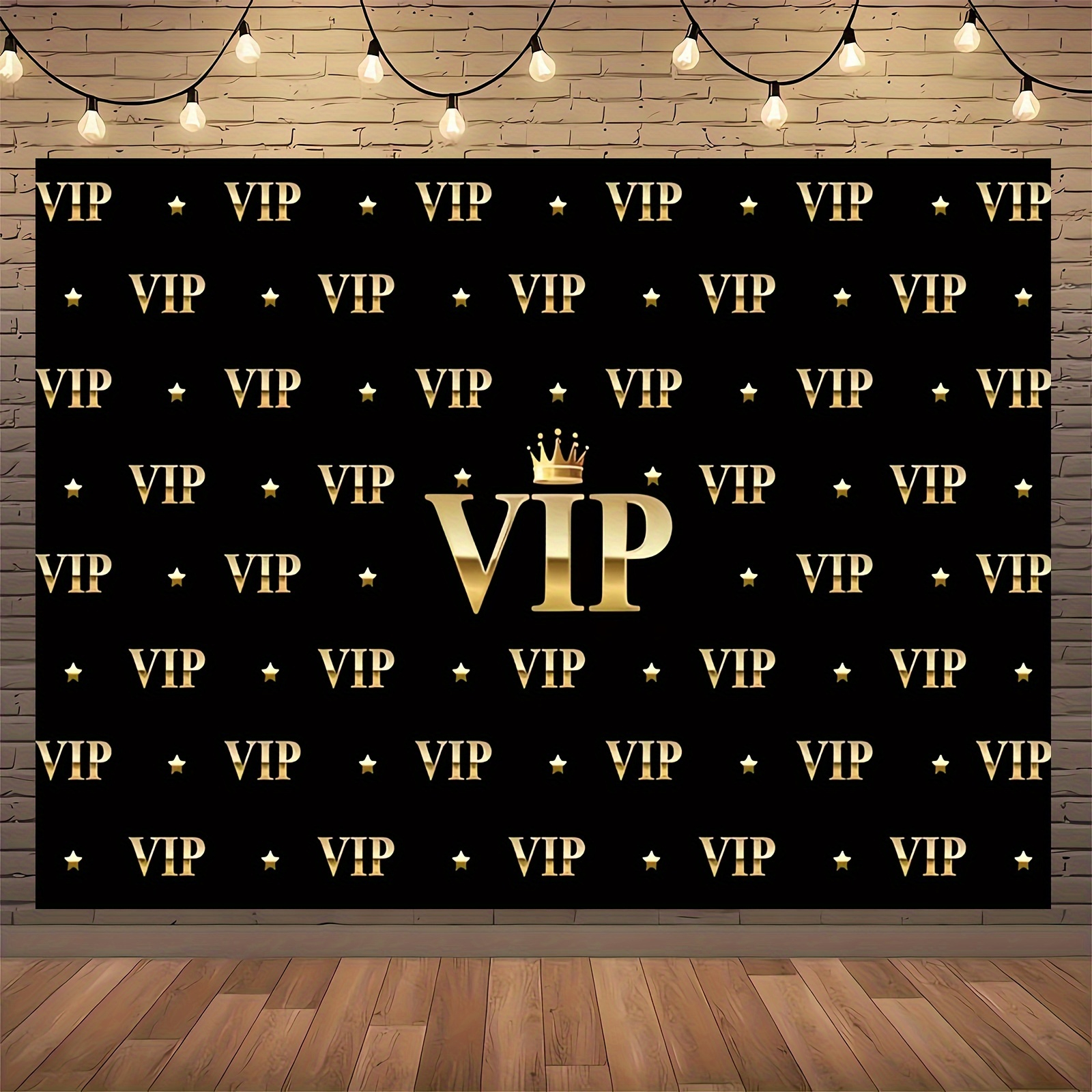 VIP Royal Crown Black Gold Tap - Party Banner Gold recension och pris