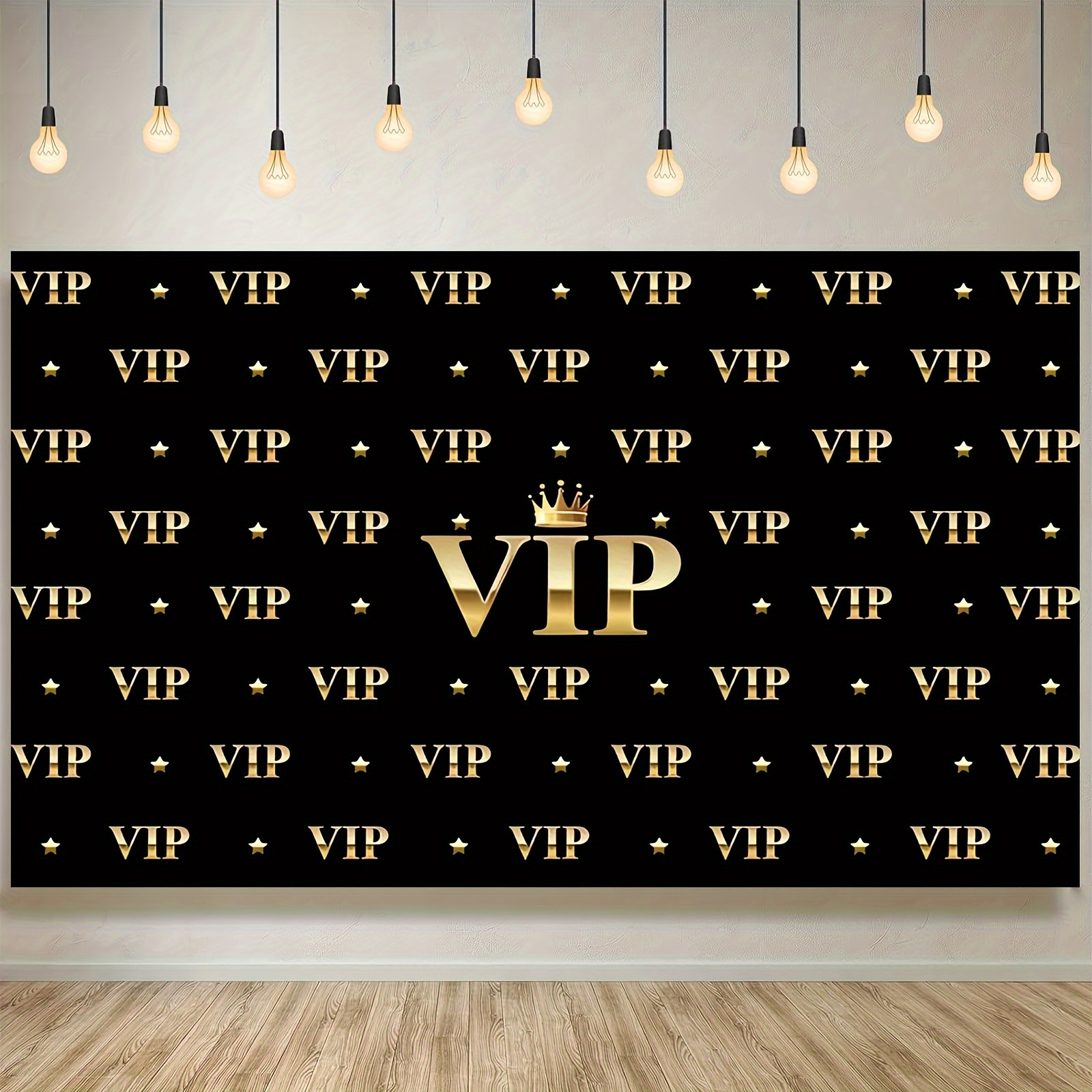 VIP Royal Crown Black Gold Tap - Party Banner Gold recension och pris