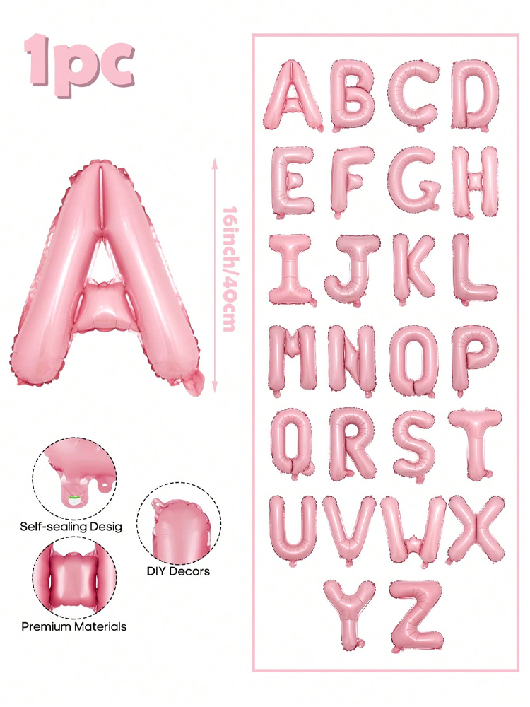 16 inch pink letter decoration - Event Z recension och pris