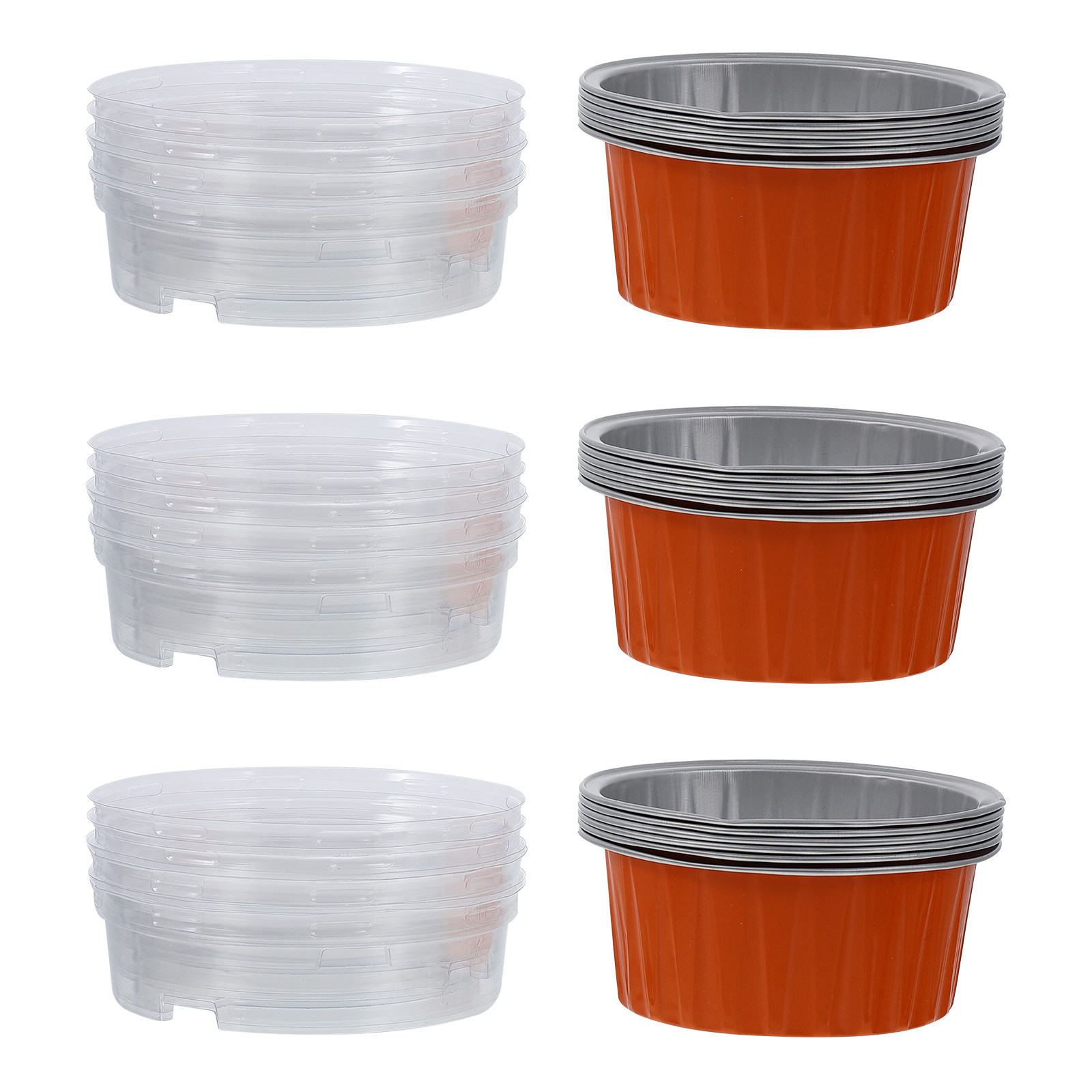 50Pcs Aluminum Foil Baking Cup - Plastic Cup 50Pcs recension och pris