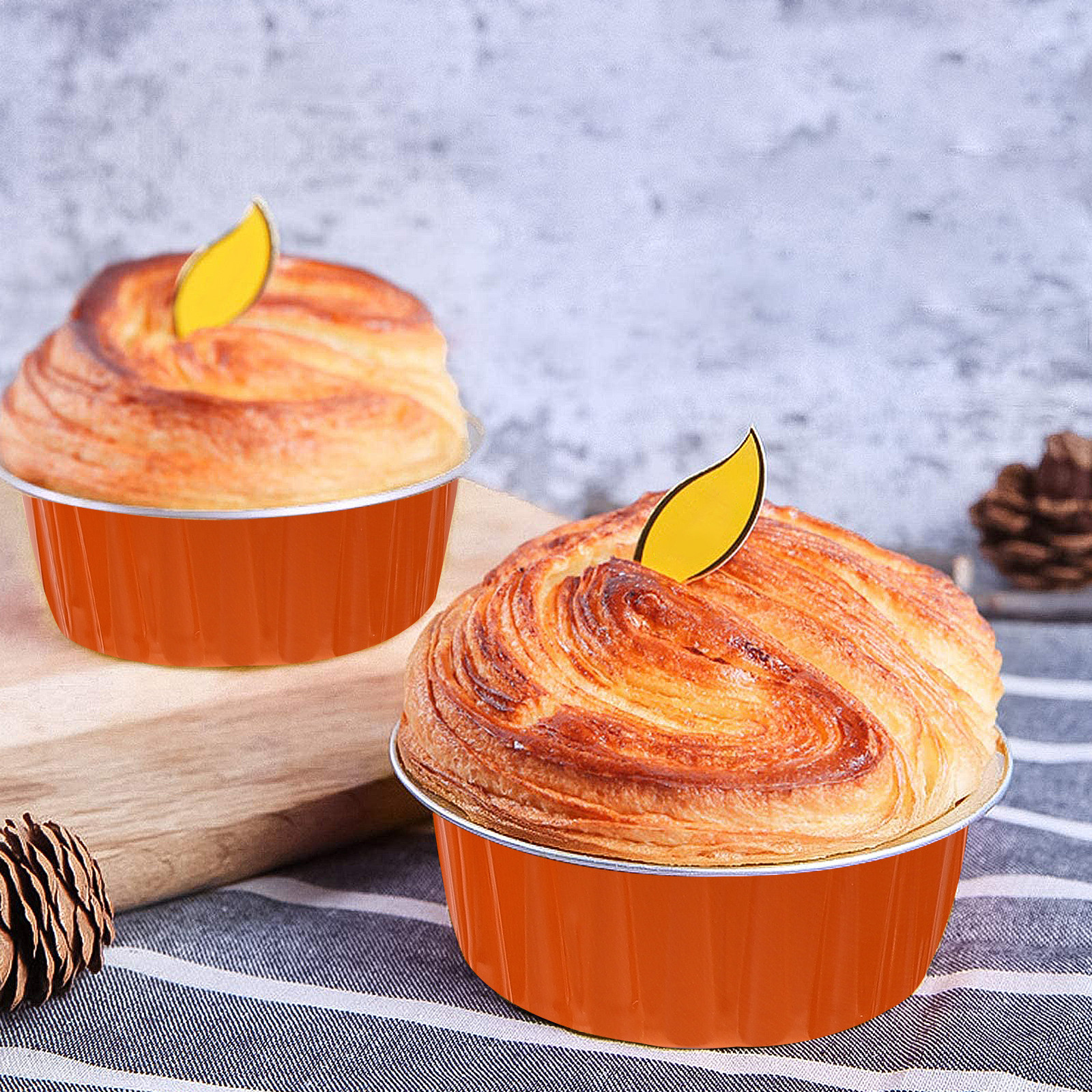 50Pcs Aluminum Foil Baking Cup - Plastic Cup 50Pcs recension och pris