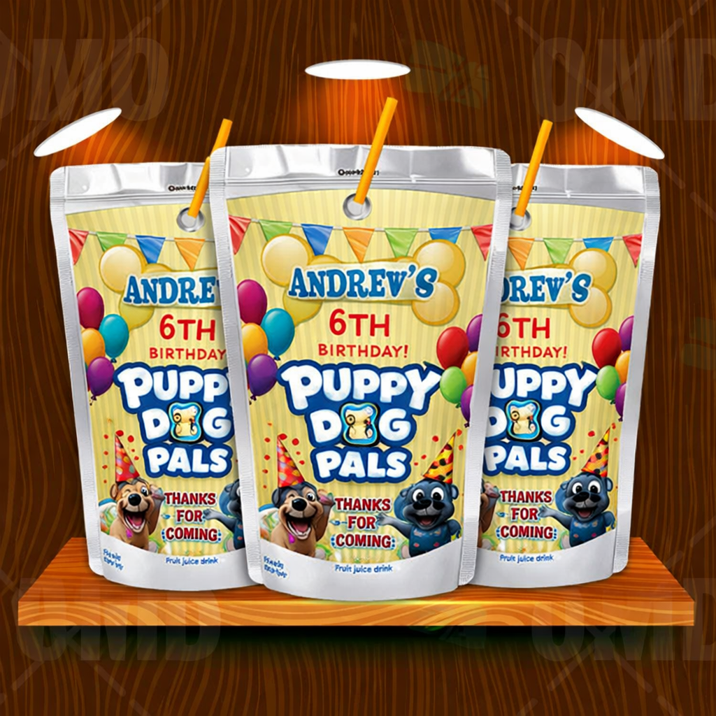 Custom Juice Pouch Label, Pers - Party Event Supplier recension och pris