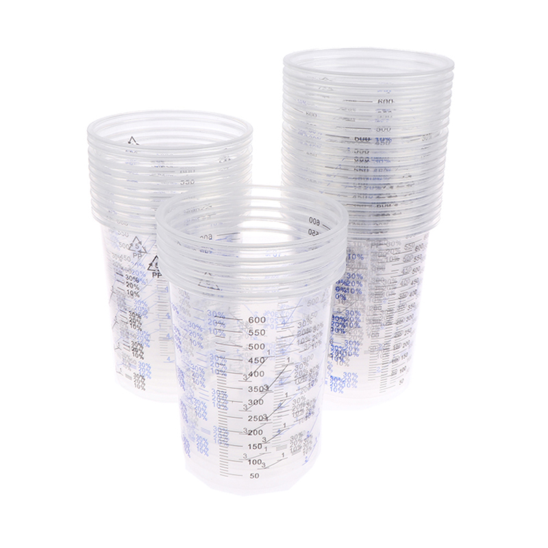 50PCS 600ml Calibrated Plastic - Plastic Cup 50Pcs recension och pris