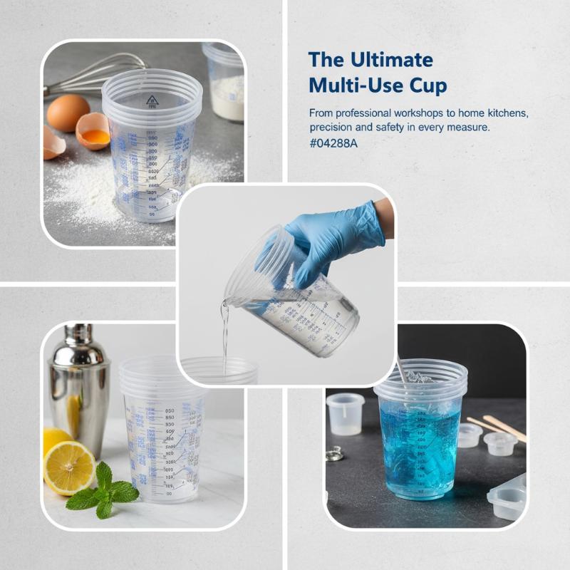 50PCS 600ml Calibrated Plastic - Plastic Cup 50Pcs recension och pris