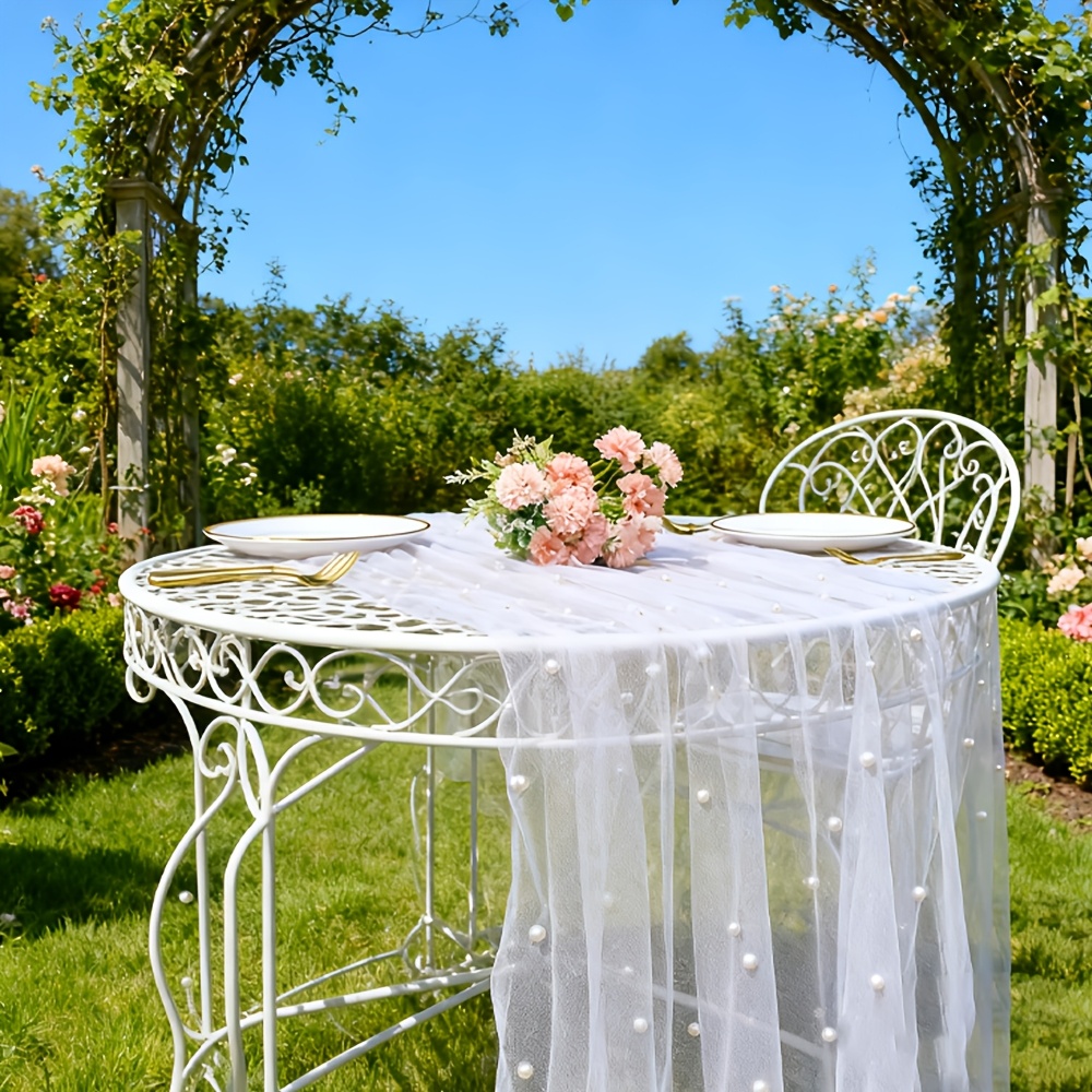 300cmX160cm Pearl Mesh Fabric  - Dessert Table Backdrop recension och pris