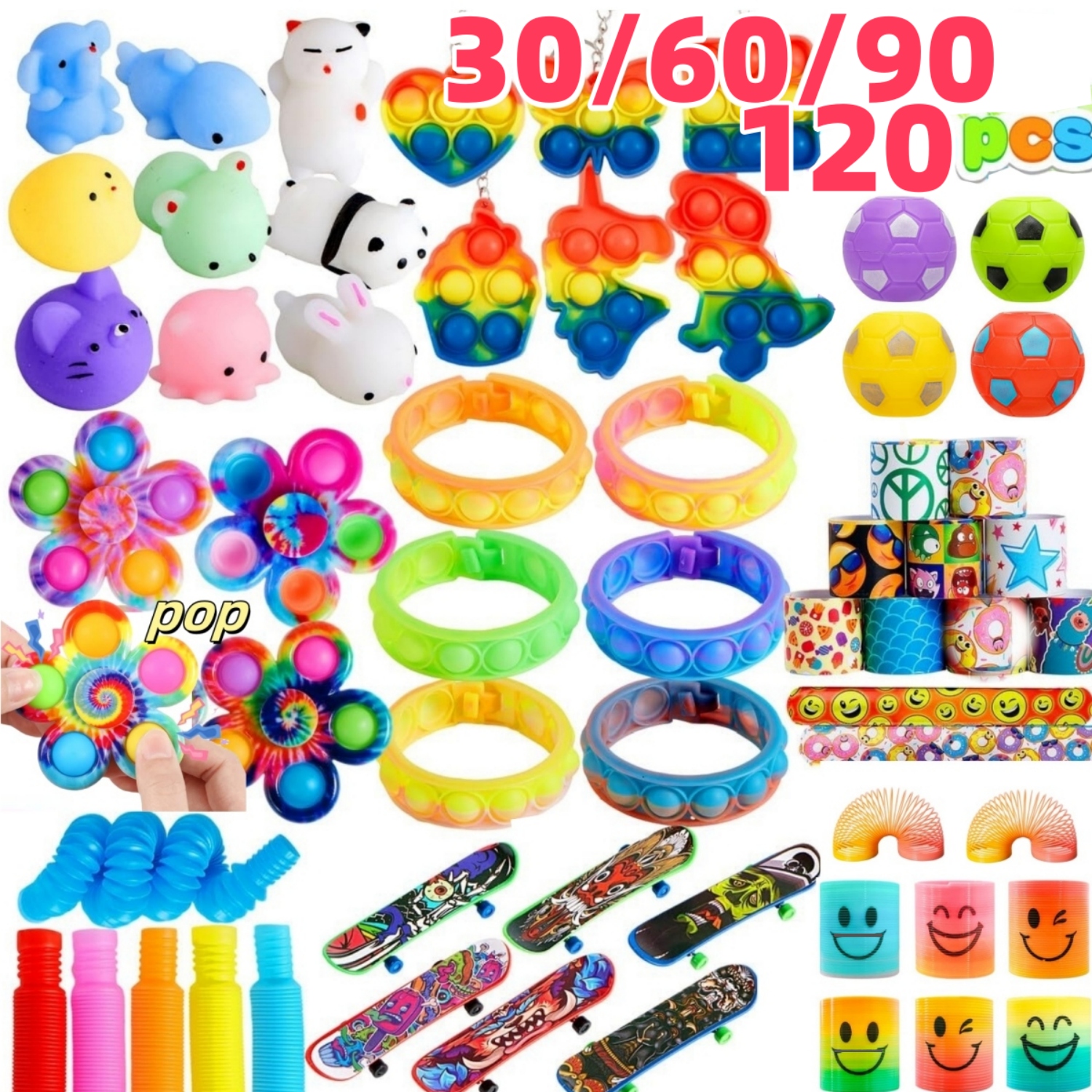 Bulk Pack of 30-120 Popular Fi - Party Favor Bag recension och pris