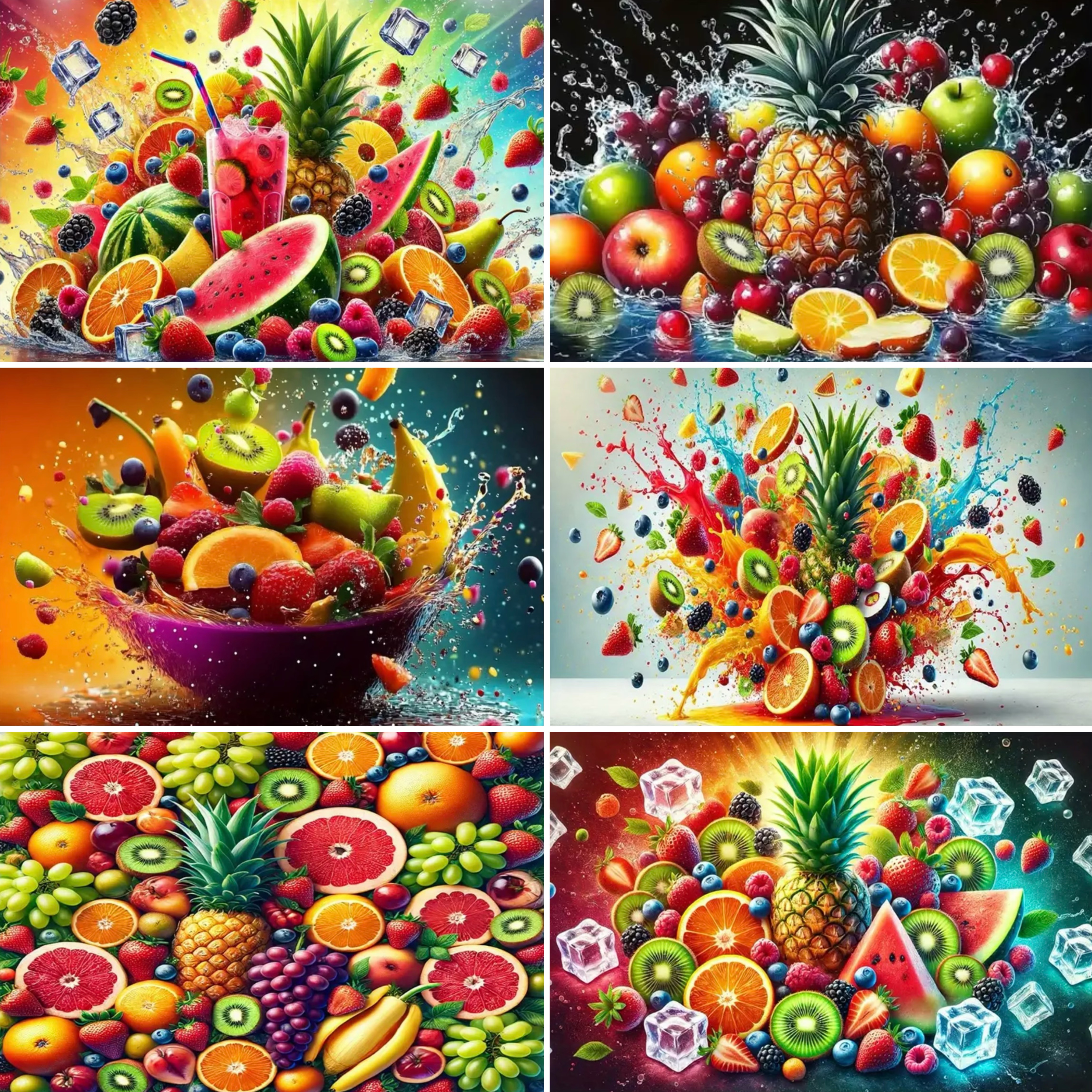 3D Colorful Fruit Party Decora - Party Event Supply Store recension och pris