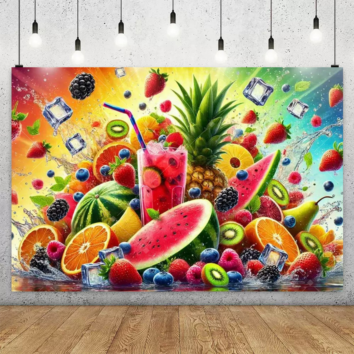 3D Colorful Fruit Party Decora - Party Event Supply Store recension och pris
