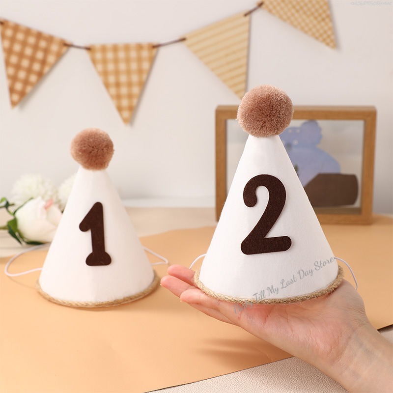 1Pc INS Kids Birthday Hat Non- - Party Hat Cone recension och pris