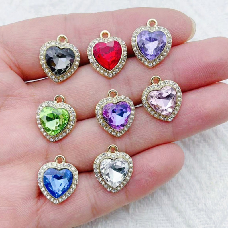 10pcs heart-shaped inlaid colo - Event Party recension och pris