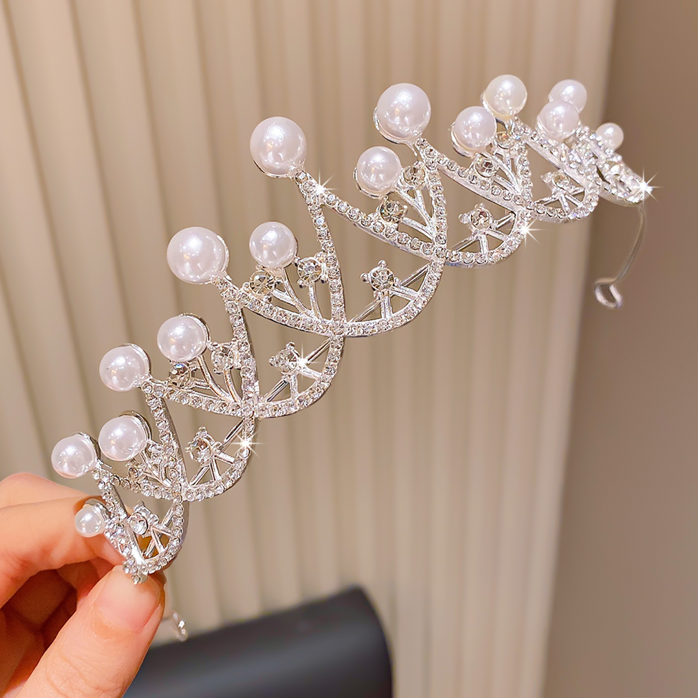 Elegant Pearl Crown Single Fas - Event Party recension och pris