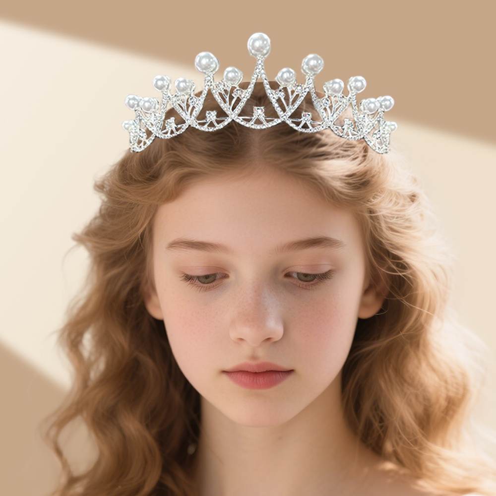 Elegant Pearl Crown Single Fas - Event Party recension och pris