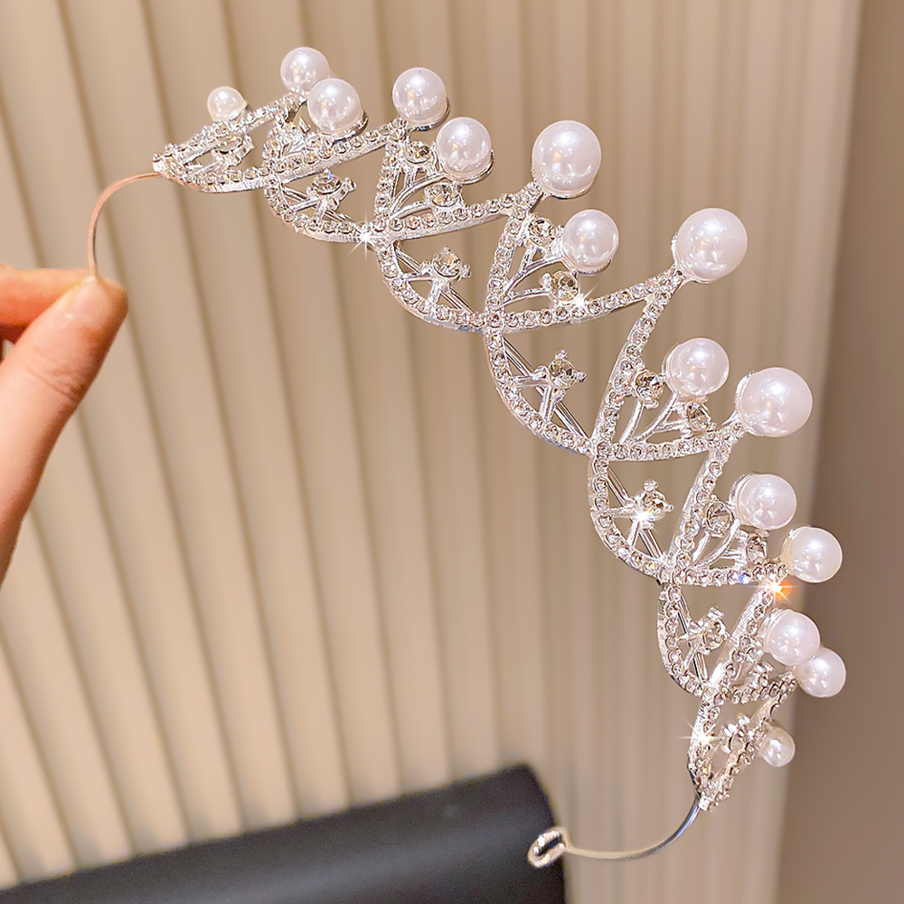 Elegant Pearl Crown Single Fas - Event Party recension och pris
