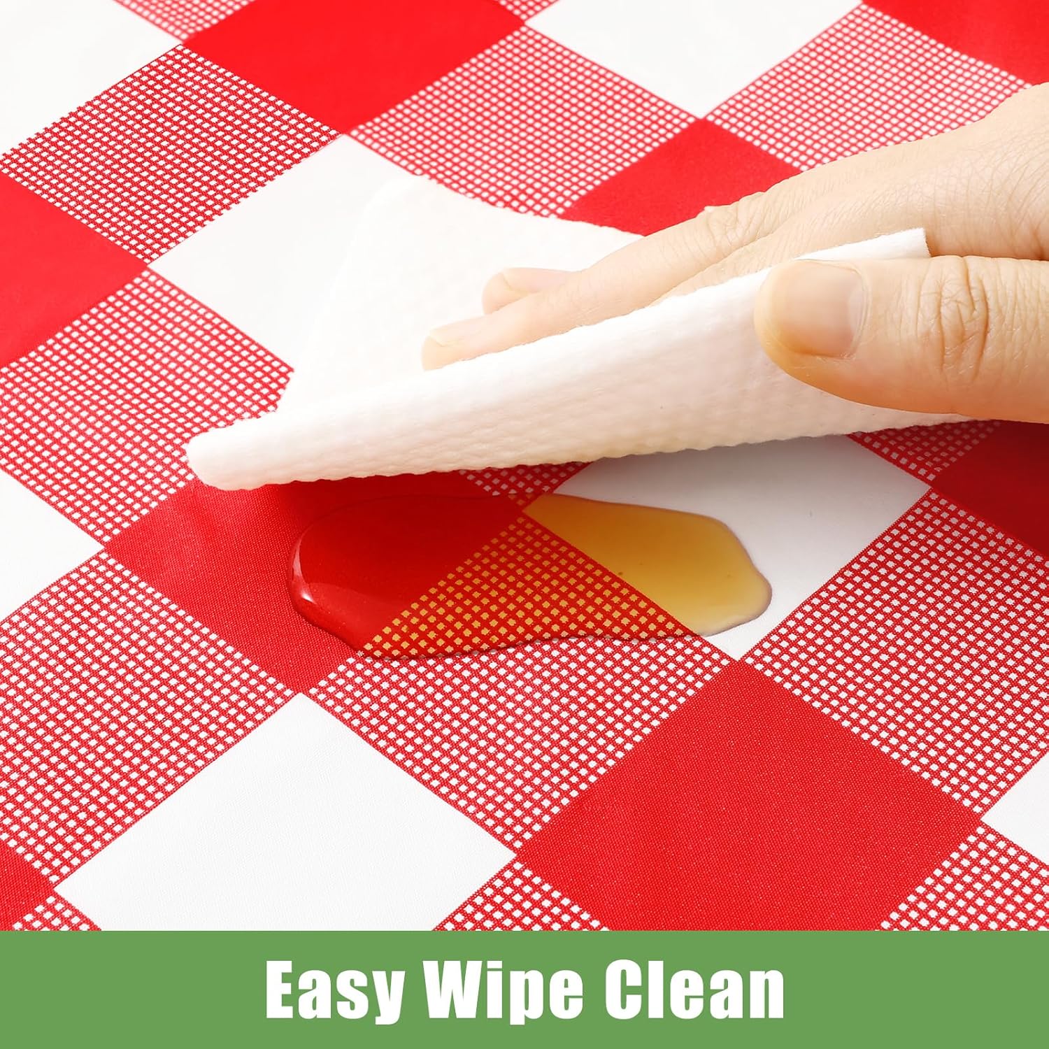 Smiry 3 Pack Red Gingham Dispo - Table Cloth Disposable recension och pris