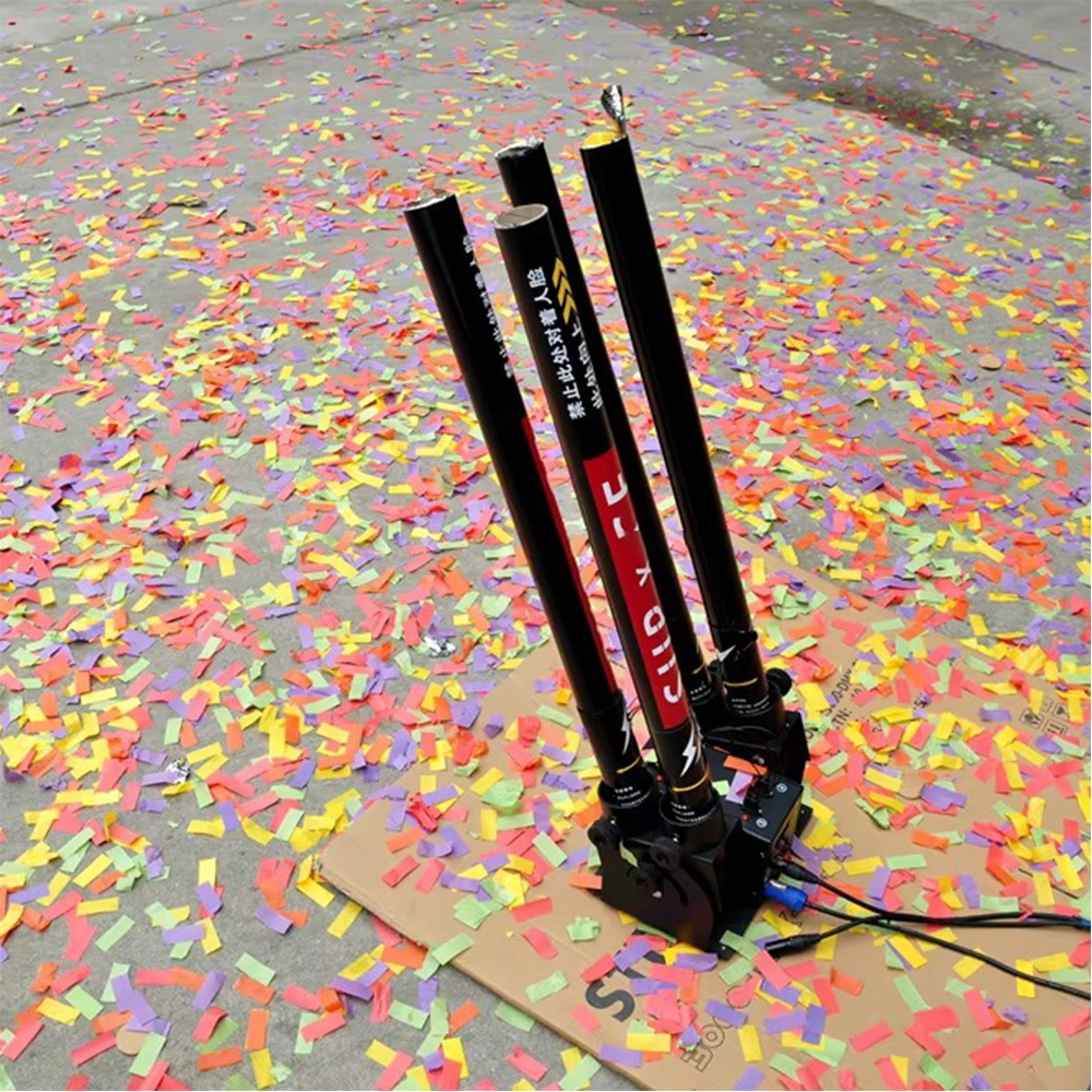 4 Heads Electronic Confetti La - Confetti Cannon Tube recension och pris