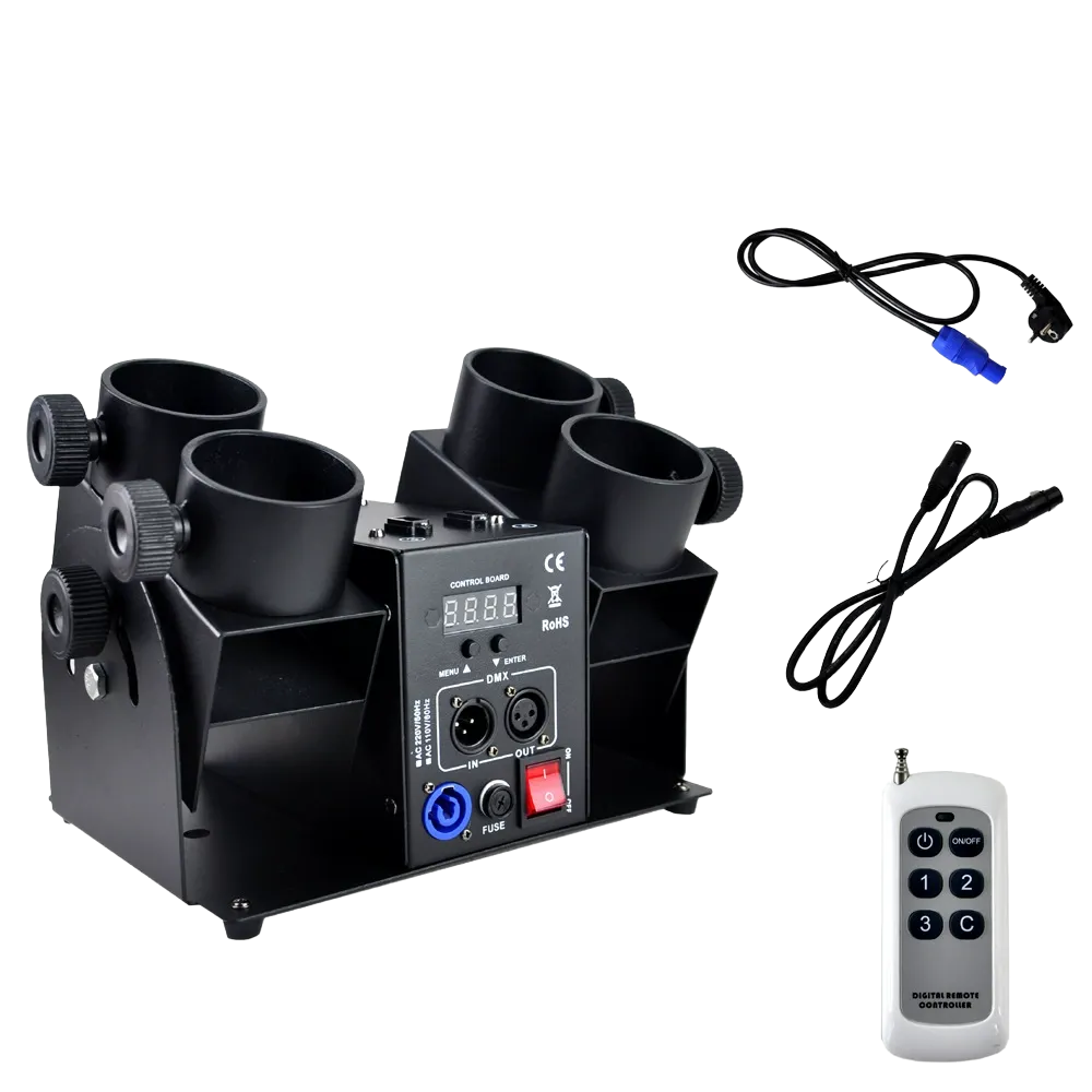 4 Heads Electronic Confetti La - Confetti Cannon Tube recension och pris