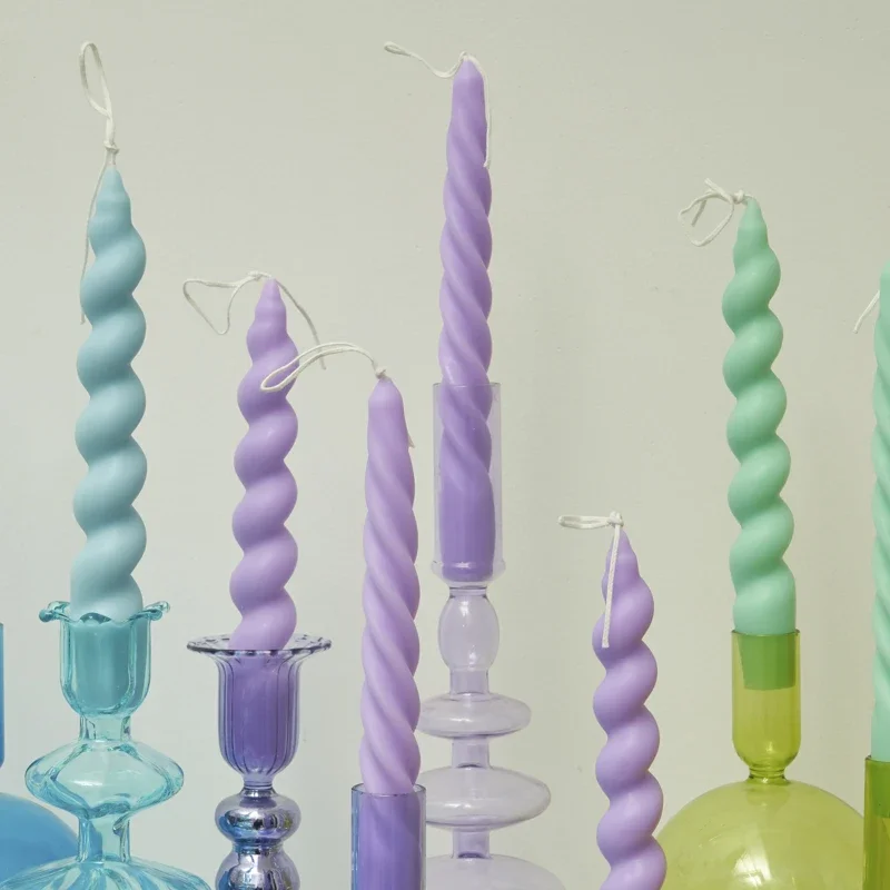 2pc Spiral Candles Scented Can - Centerpiece Stick recension och pris