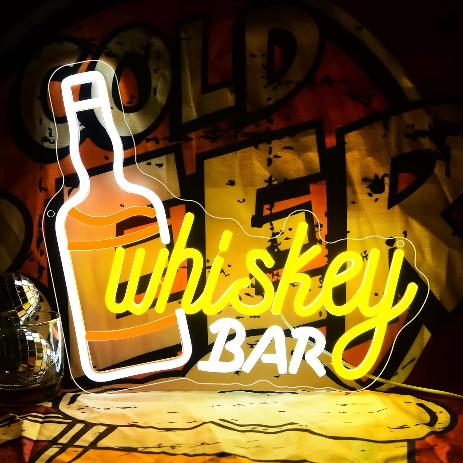 Whiskey Bar Neon Sign Business - Neon Sign Party recension och pris